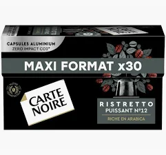 café nespresso espresso carte noire