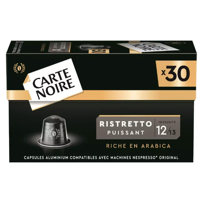 carte noire ristretto pour nespresso