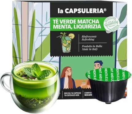 thé vert matcha menthe réglisse dolce gusto