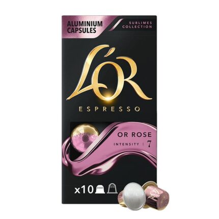 capsule café espresso l'or rose compatible nespresso