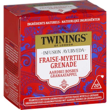 Infusion Fraise Myrtille Grenade Twinigns