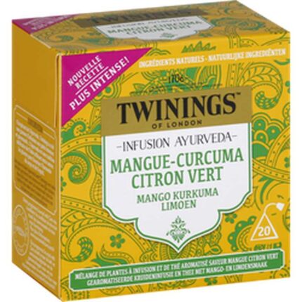 infusion thé twinings mangue curcuma citron