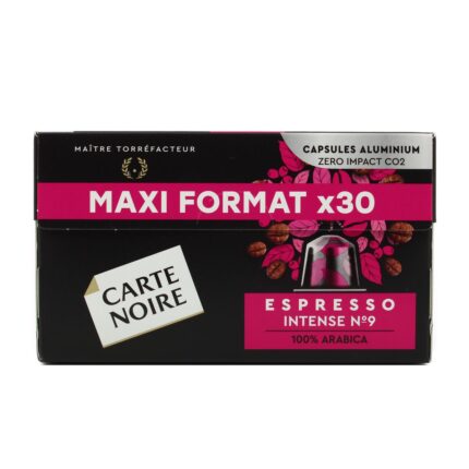 café nespresso compatible espresso intense carte noire