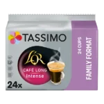 24 capsules Tassimo café long Intense l’Or