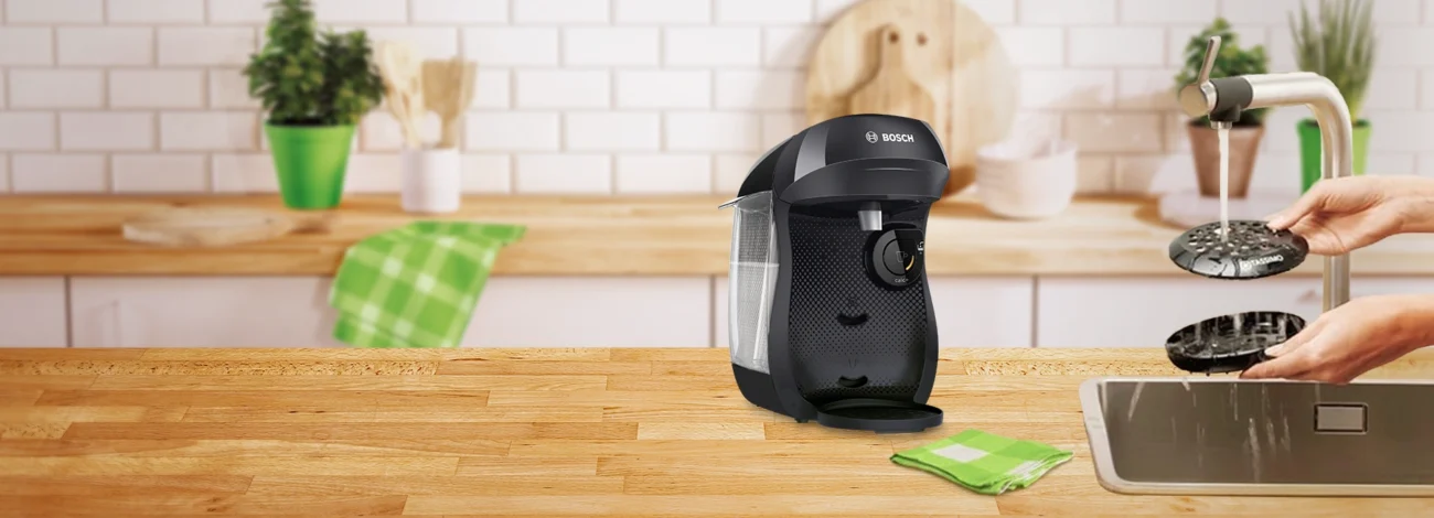 Détartrage Tassimo Bosch : nettoyage du porte-dosette et de la machine