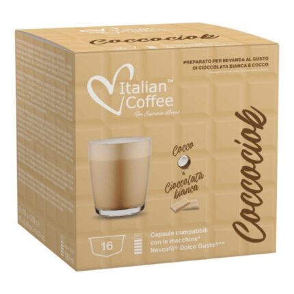chocolat blanc goût coco dolce gusto nescafé