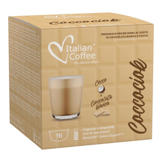 chocolat blanc goût coco dolce gusto nescafé