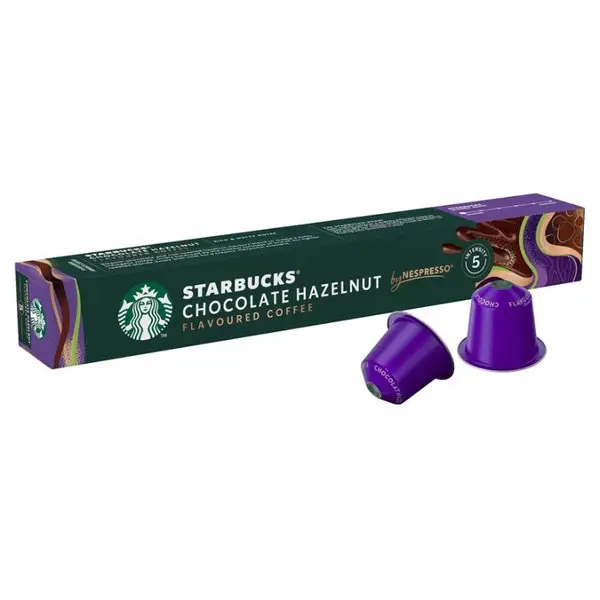 espresso chocolat noisette starbucks nespresso